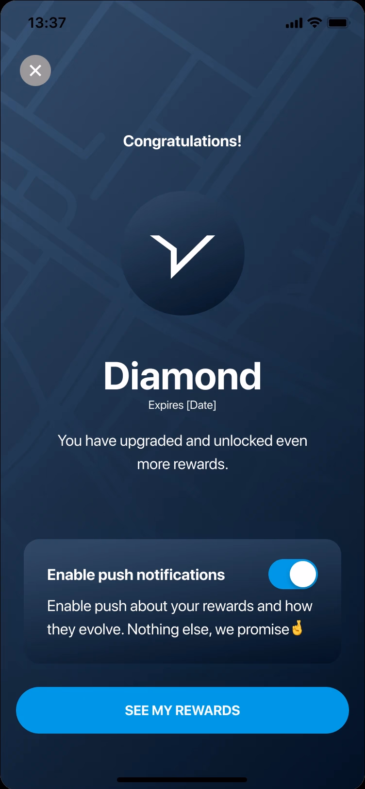 Iteration 2 — teaser and tier calc screen 3